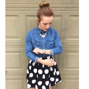 Polka dot skirt